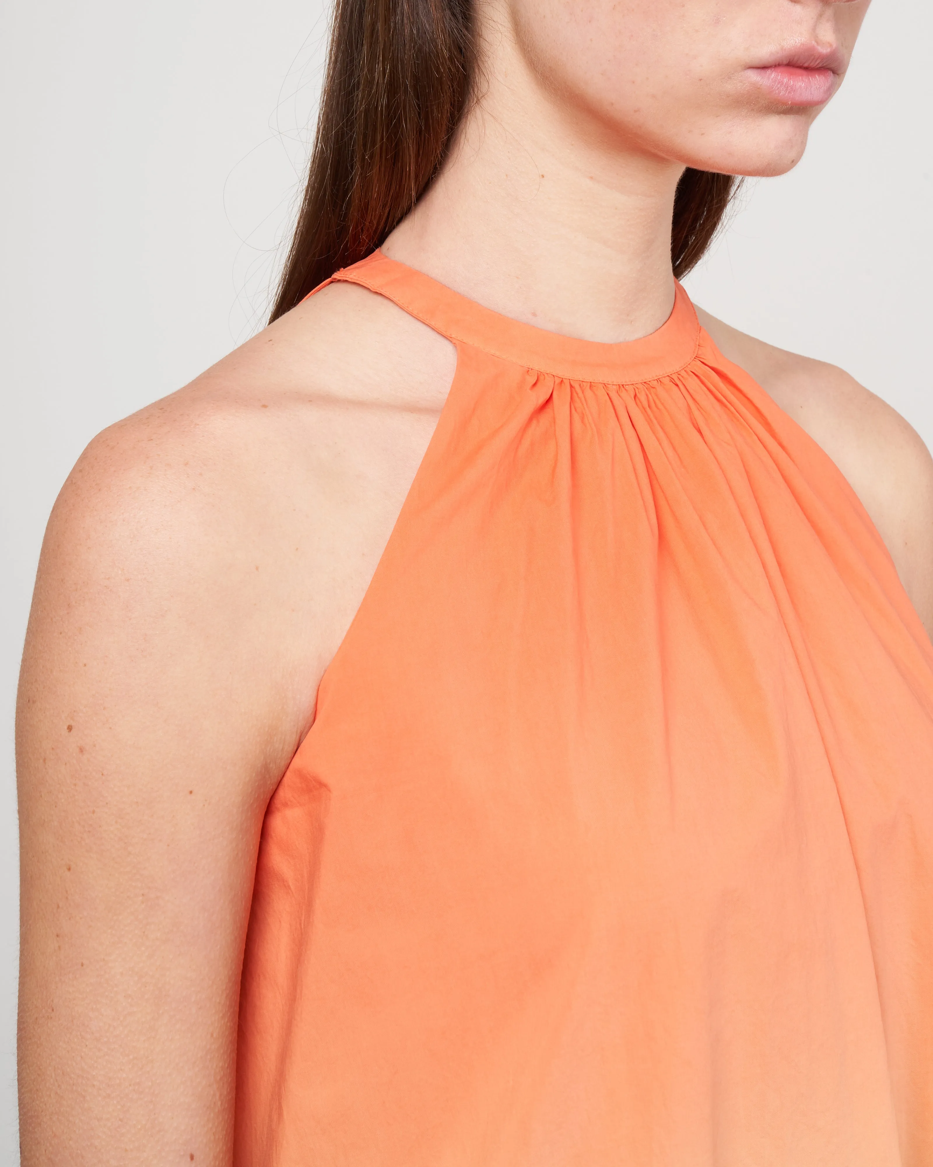 cotton ombre dress - 518 cantaloupe