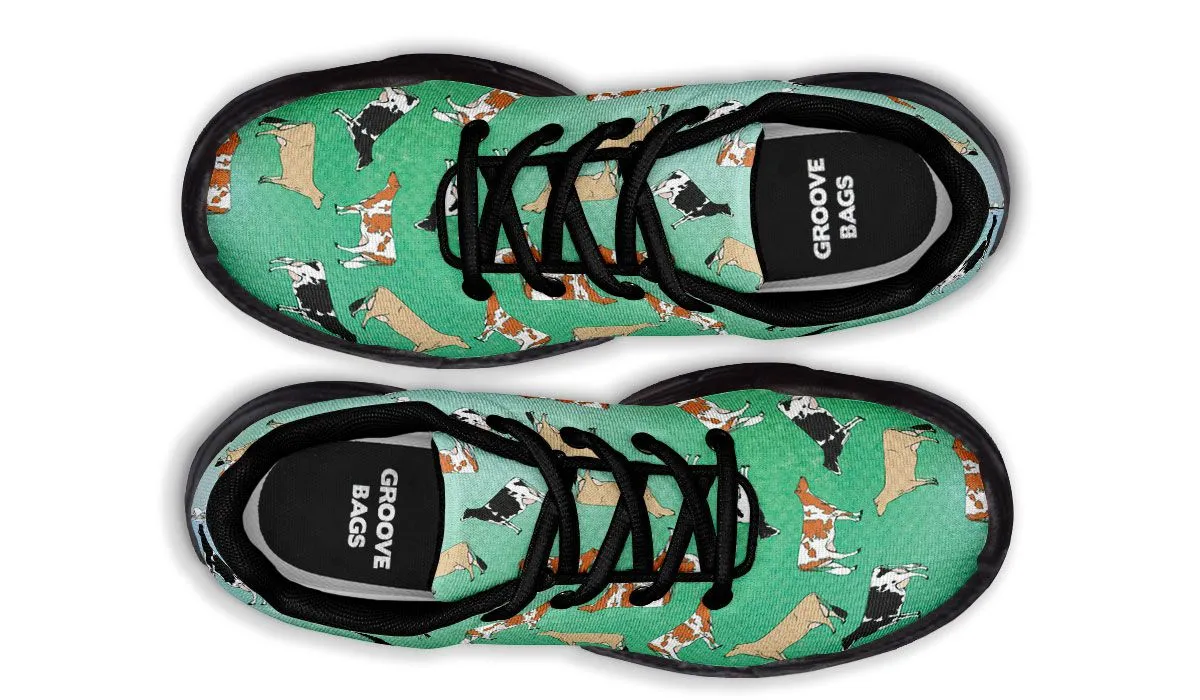 Cow Lovers Chunky Sneakers