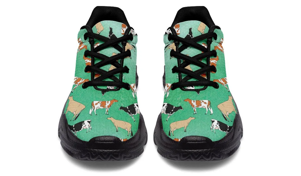 Cow Lovers Chunky Sneakers