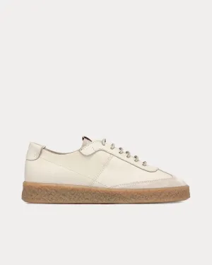Crespo Leather White Low Top Sneakers