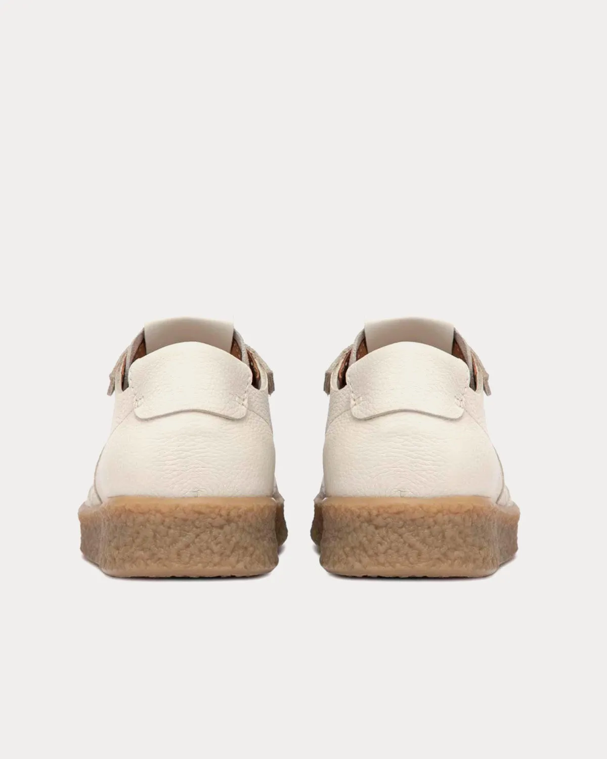 Crespo Leather White Low Top Sneakers