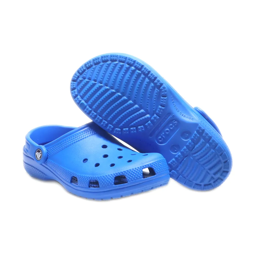 Crocs Clogs Leather Blue Colour For Kids