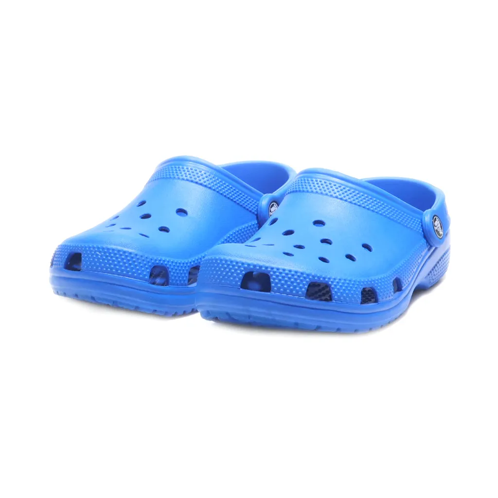 Crocs Clogs Leather Blue Colour For Kids