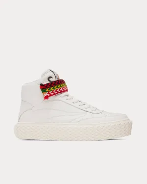 Curbies Leather White High Top Sneakers
