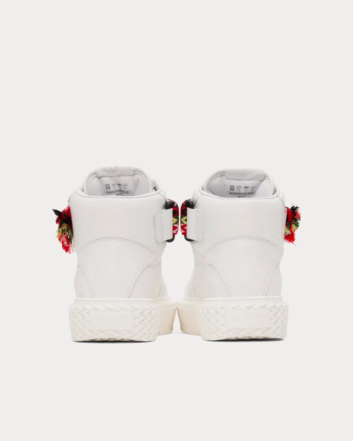 Curbies Leather White High Top Sneakers