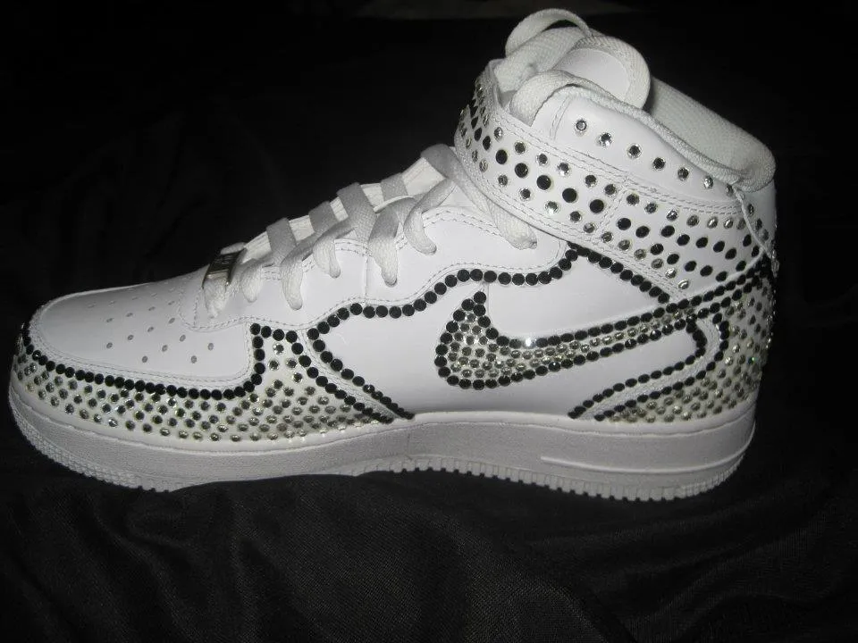 Custom Two Tone Nike Air Force One Sneakers