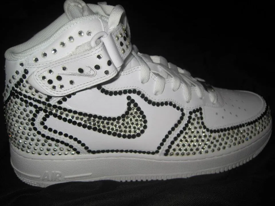 Custom Two Tone Nike Air Force One Sneakers