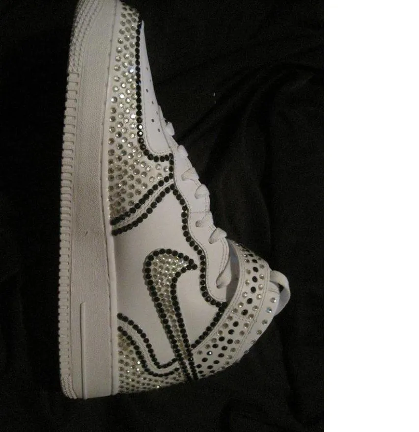 Custom Two Tone Nike Air Force One Sneakers