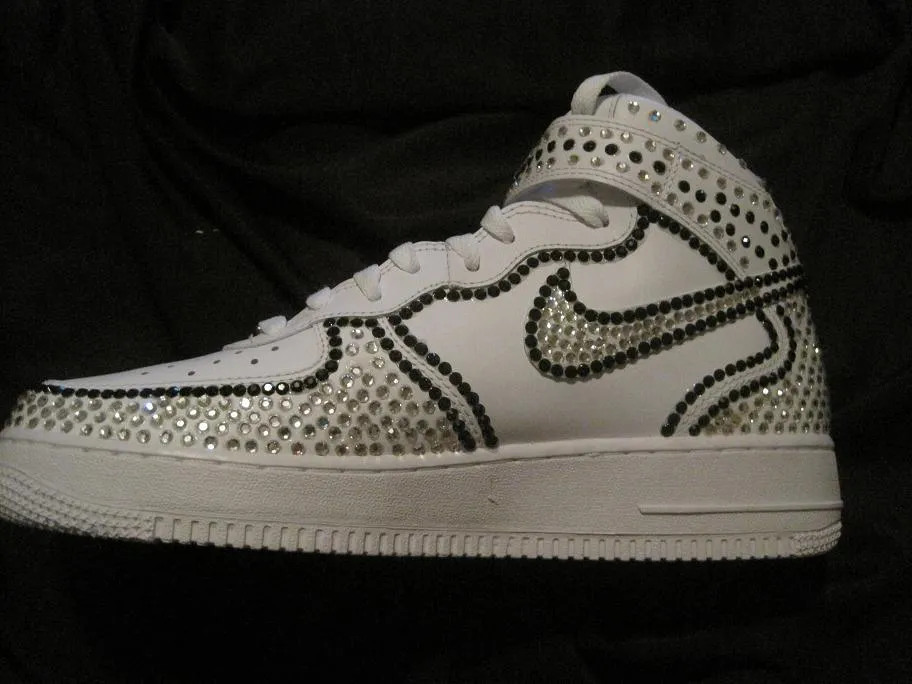 Custom Two Tone Nike Air Force One Sneakers