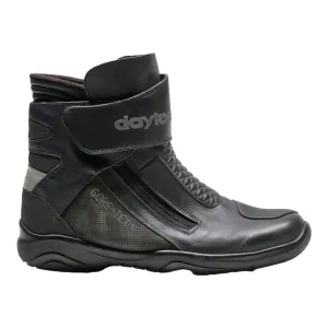DAYTONA Biker Boots Black Leather Mens UK 9.5