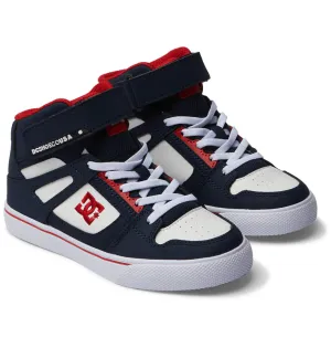 DC Boys Pure High Elastic Lace High-Top Sneakers: Size 2 to 7
