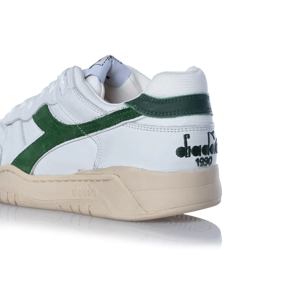 DIADORA HERITAGE BORIS 560 USED WHITE FOGLIAGE