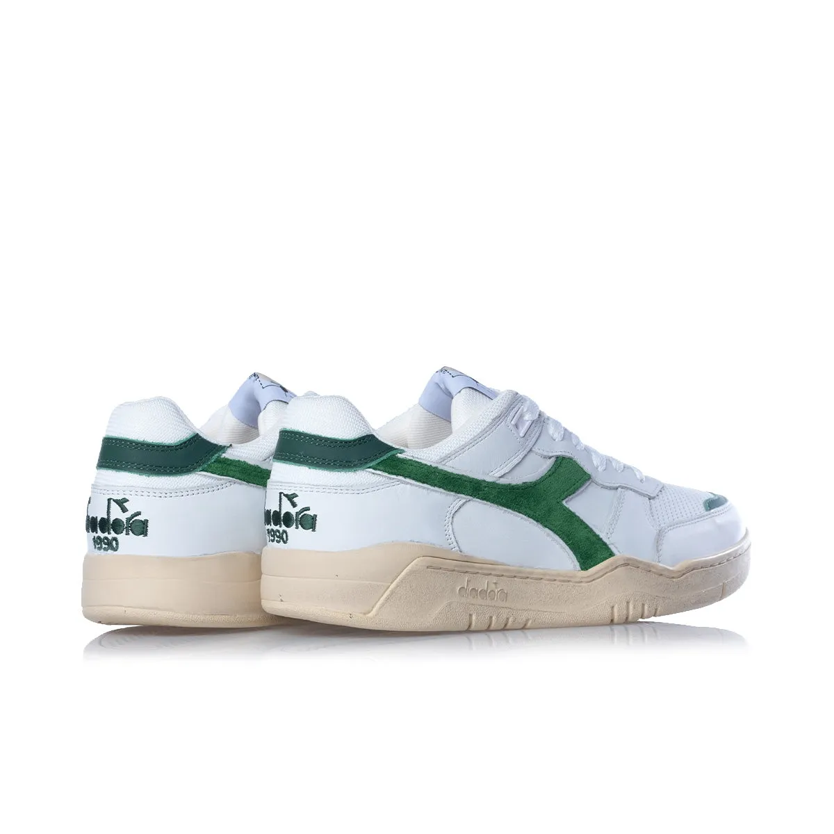 DIADORA HERITAGE BORIS 560 USED WHITE FOGLIAGE
