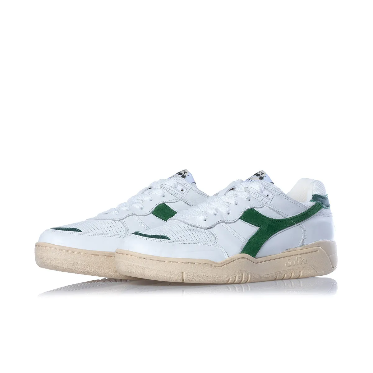 DIADORA HERITAGE BORIS 560 USED WHITE FOGLIAGE