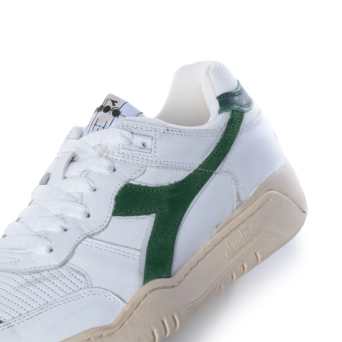 DIADORA HERITAGE BORIS 560 USED WHITE FOGLIAGE