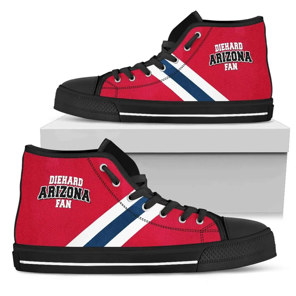 Diehard Arizona Wildcats Fan Canvas High Top Shoes