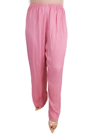 Donni pink wide leg pants (s; retail $168)