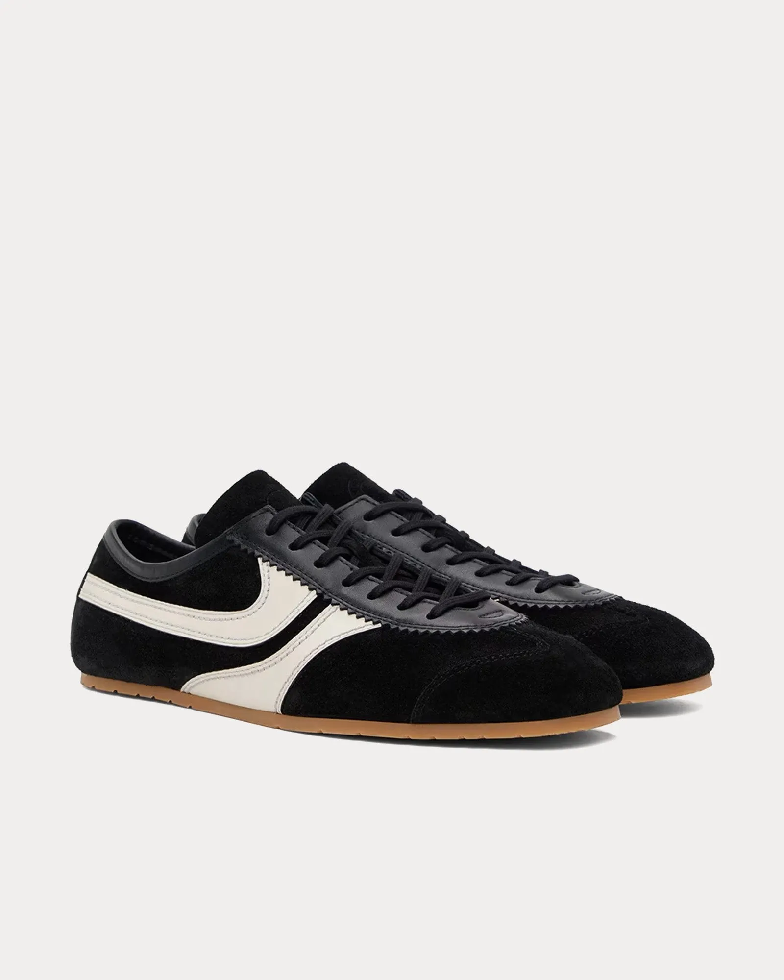Dustin Suede Black Low Top Sneakers