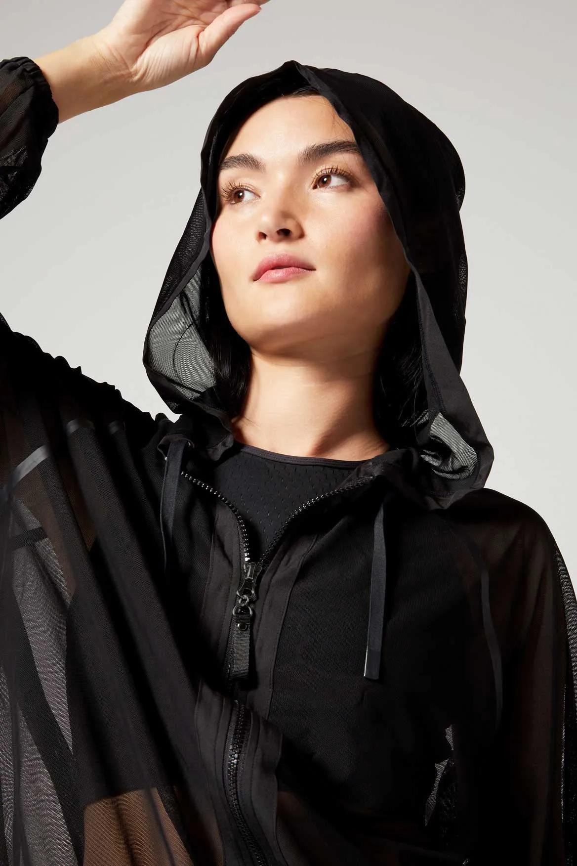 Ella Mesh Jacket Jet Black