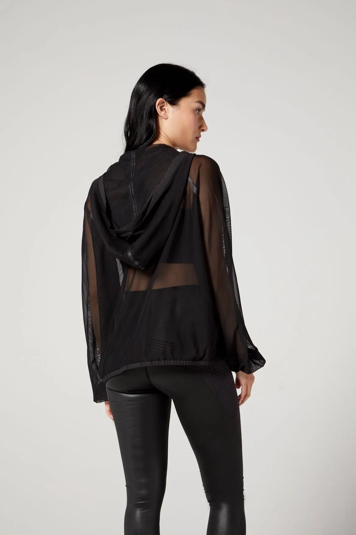 Ella Mesh Jacket Jet Black