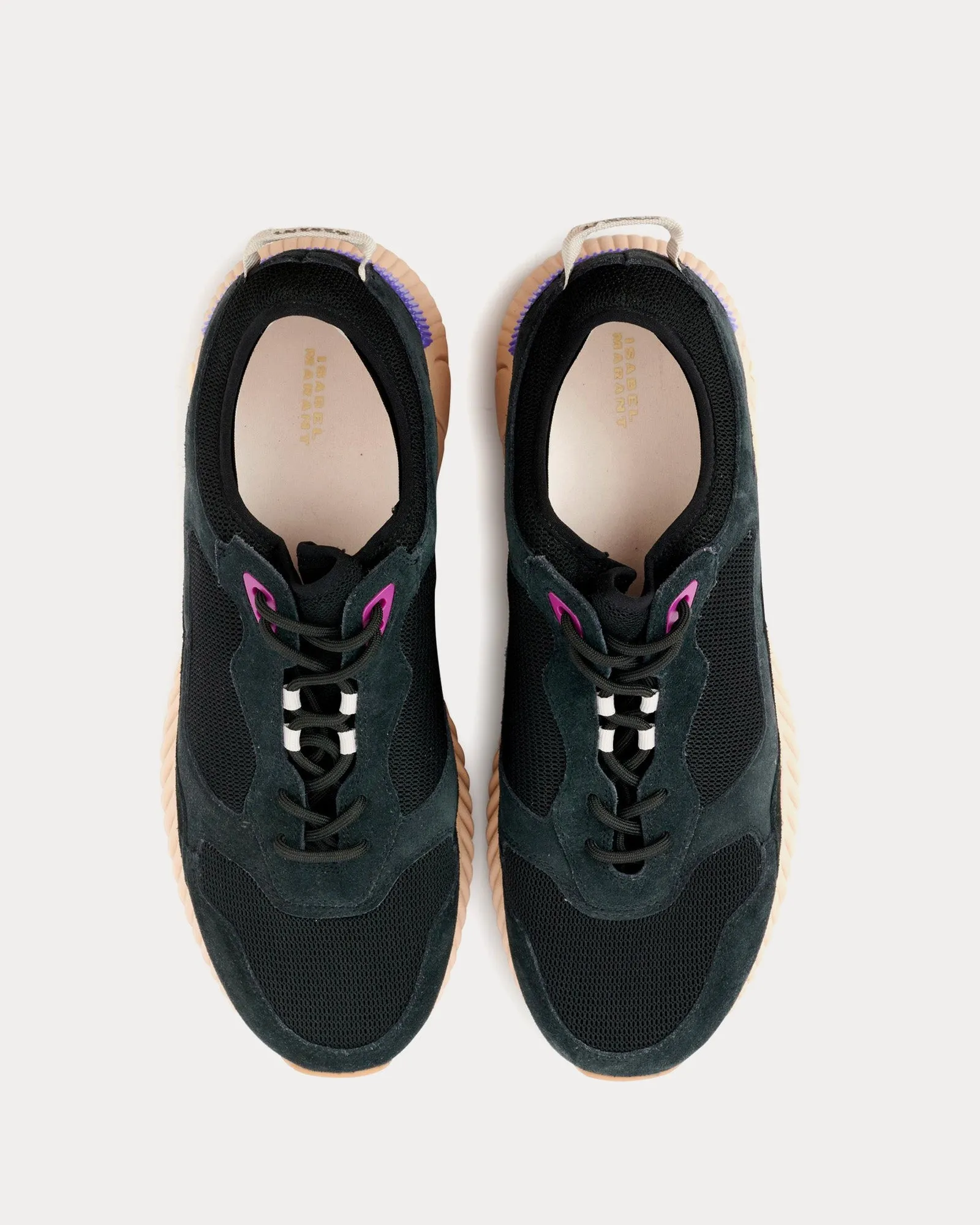 Ewie Black Low Top Sneakers