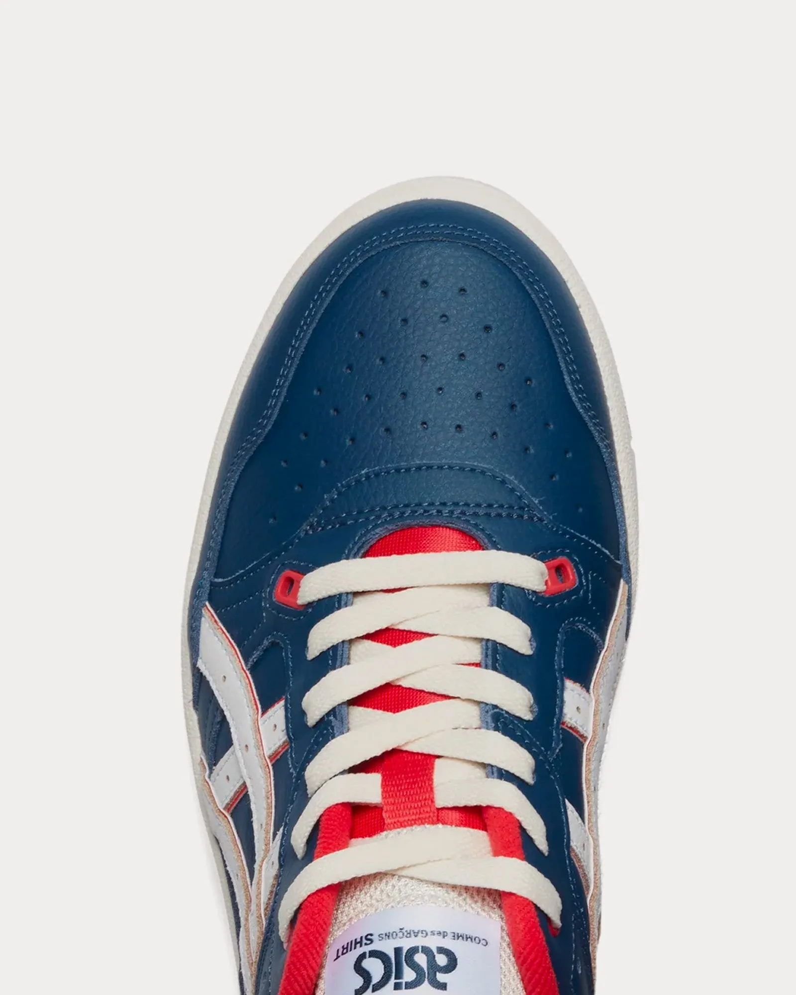 EX89 Navy / White / Red Low Top Sneakers