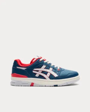 EX89 Navy / White / Red Low Top Sneakers