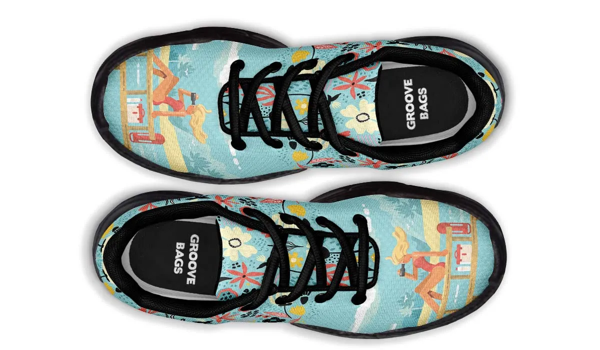 Floral Lifeguard Chunky Sneakers