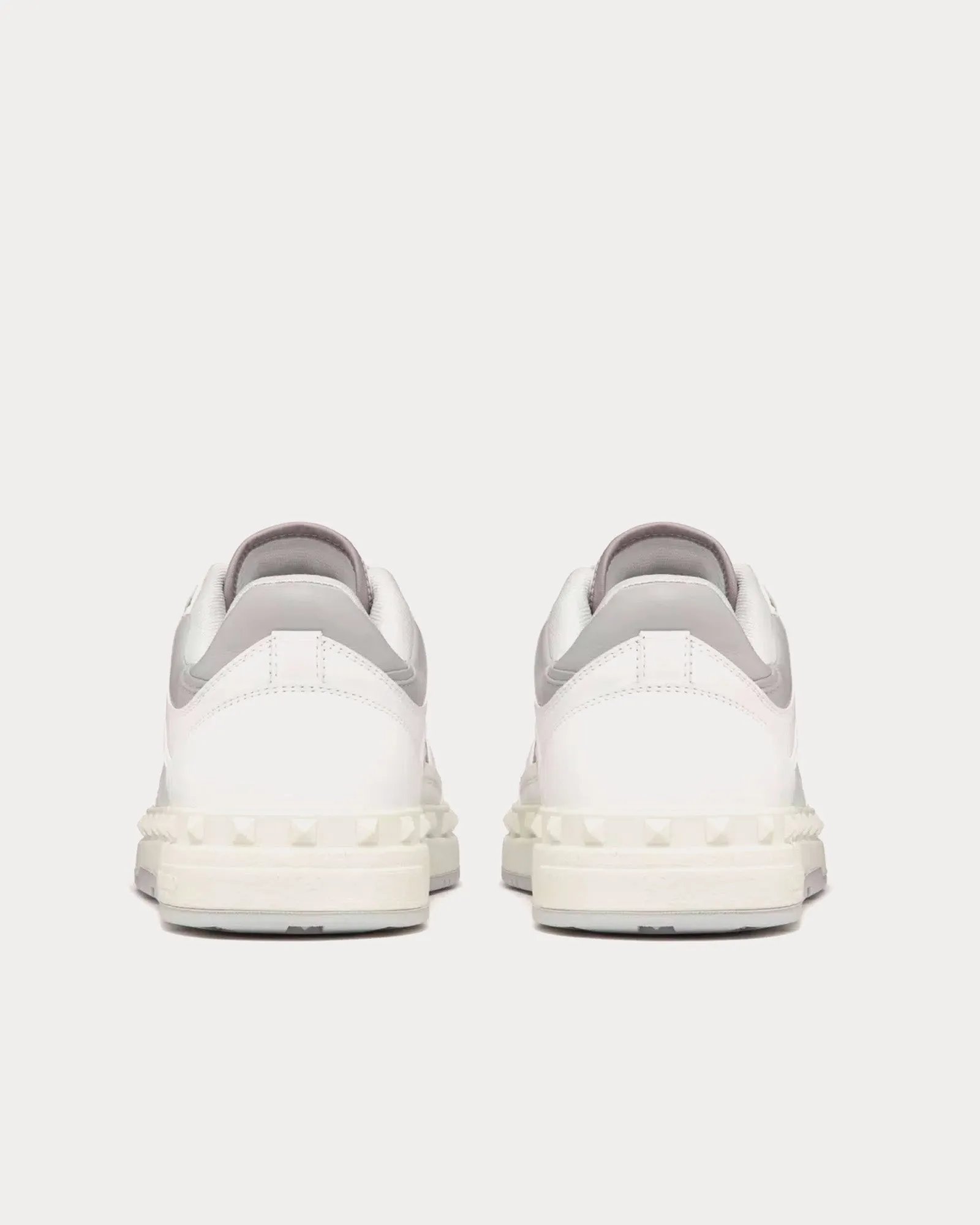 Freedots Calfskin White / Pastel Grey Low Top Sneakers