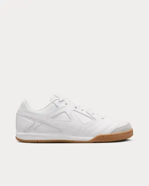 Gato Leather White / White Low Top Sneakers