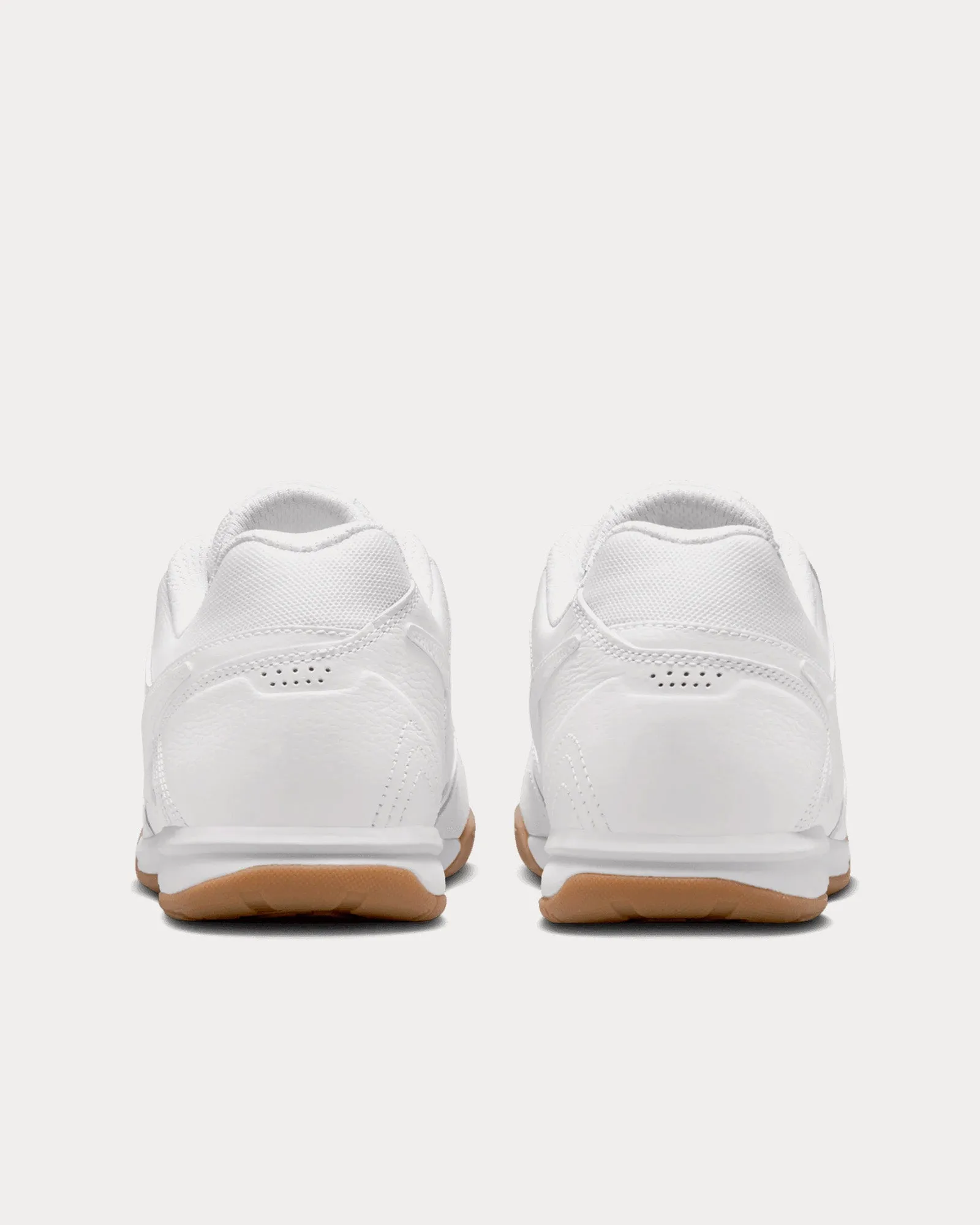 Gato Leather White / White Low Top Sneakers