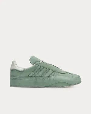 Gazelle Silver Green / Off White / Light Brown Low Top Sneakers