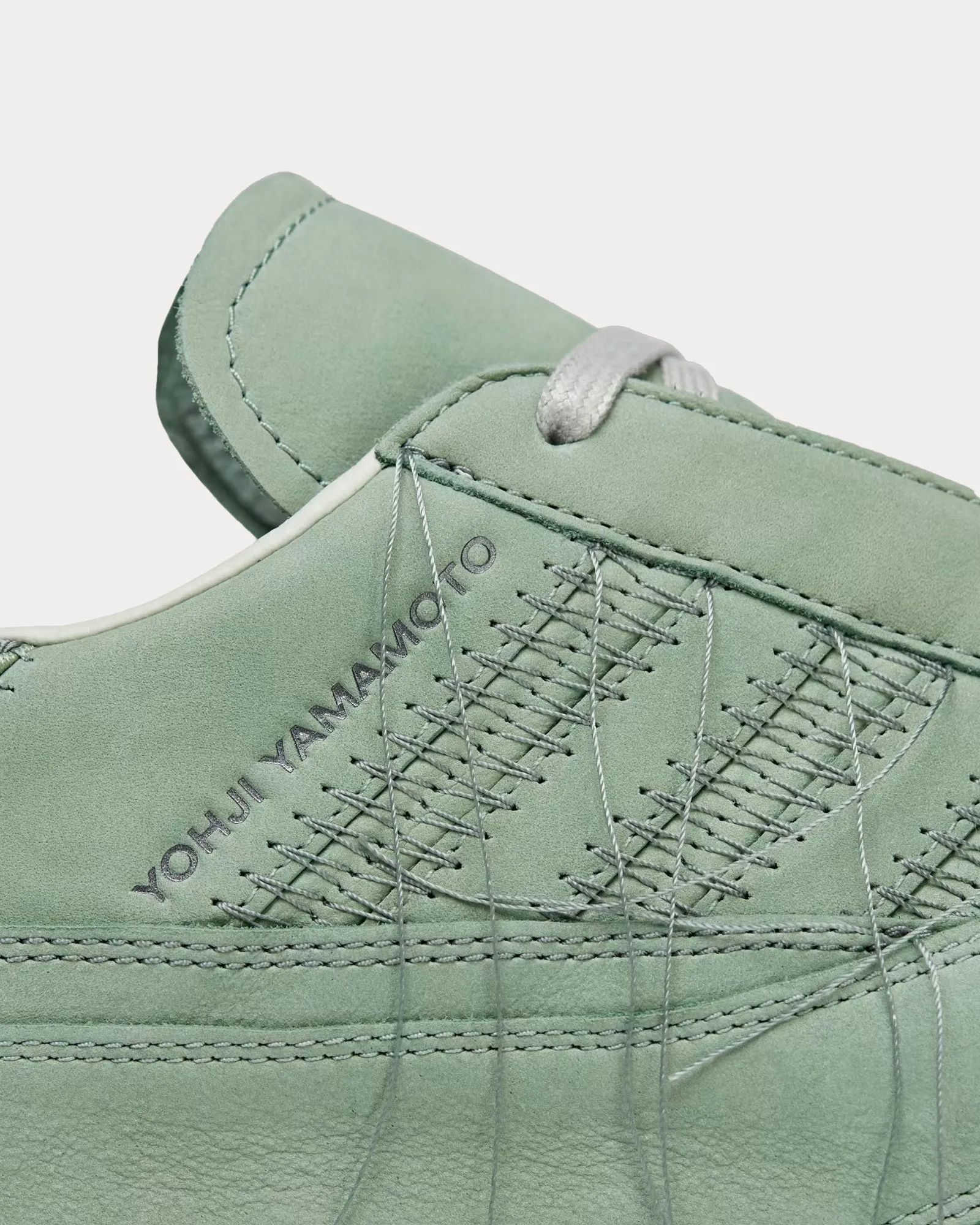 Gazelle Silver Green / Off White / Light Brown Low Top Sneakers