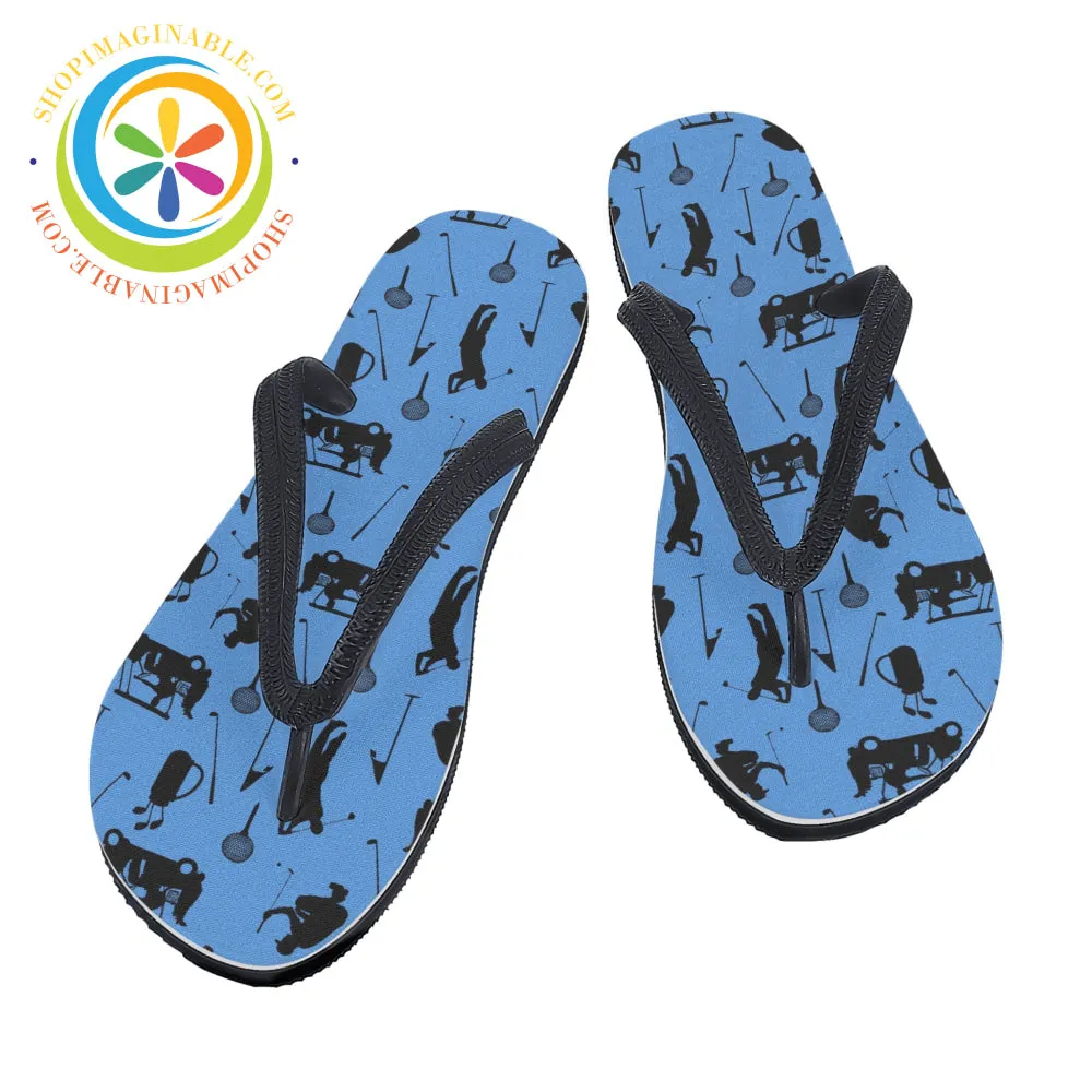 Golfers Men's & Ladies Flip-Flops