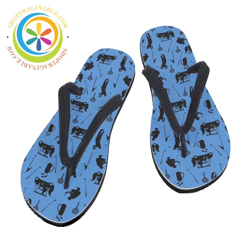 Golfers Men's & Ladies Flip-Flops