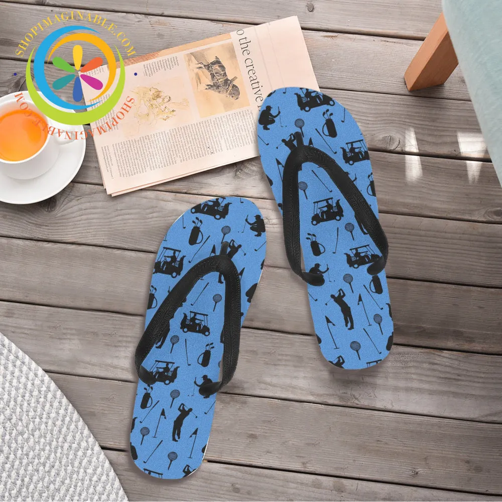 Golfers Men's & Ladies Flip-Flops
