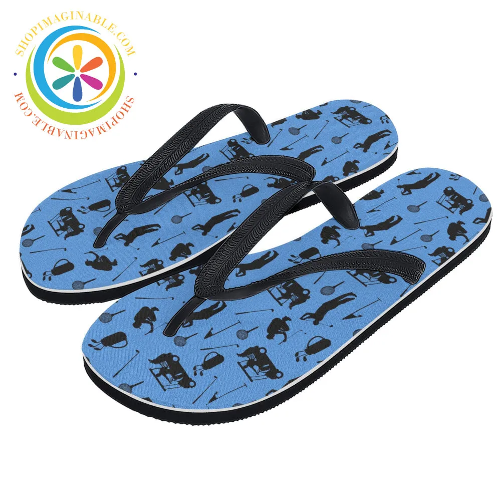 Golfers Men's & Ladies Flip-Flops