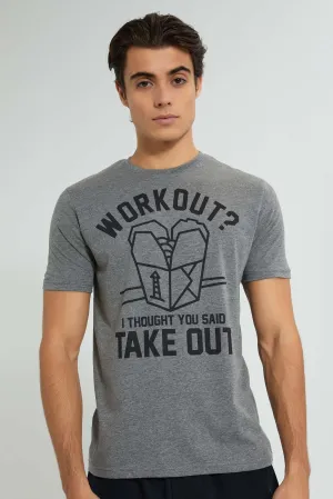 Grey Workout T-Shirt