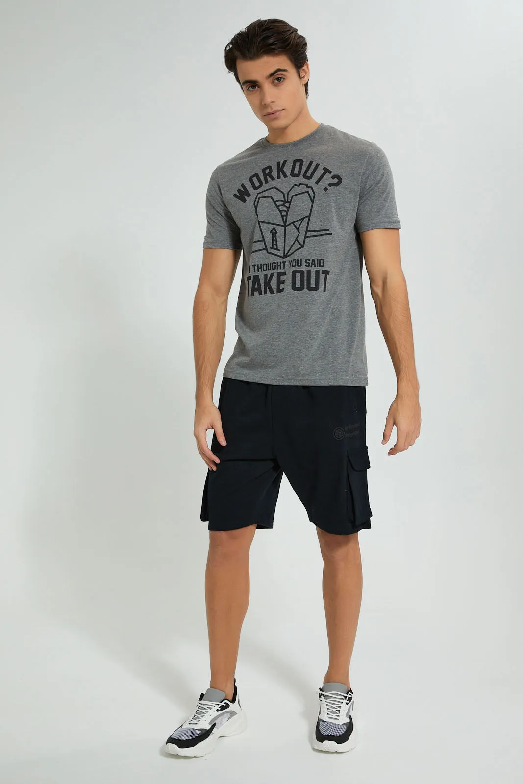 Grey Workout T-Shirt