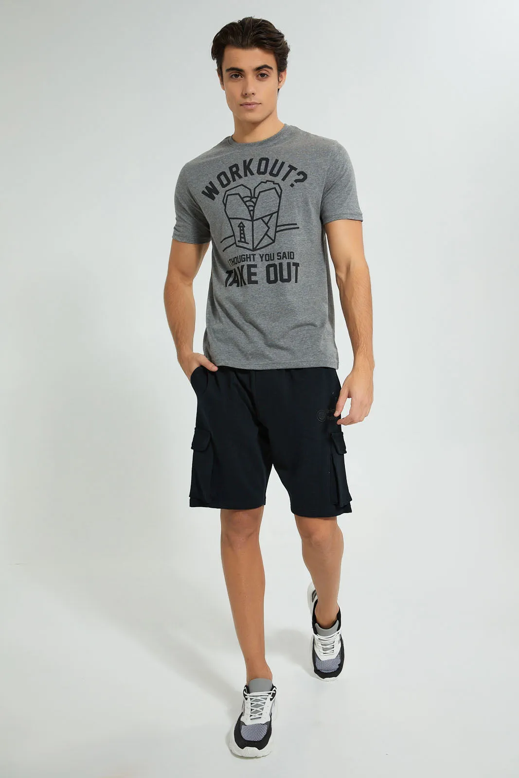 Grey Workout T-Shirt