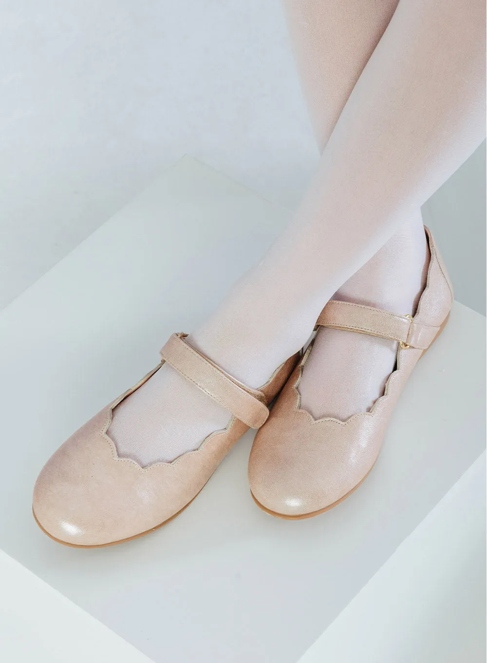 Hampton Classics Lilly Party Shoes in Pink Shimmer