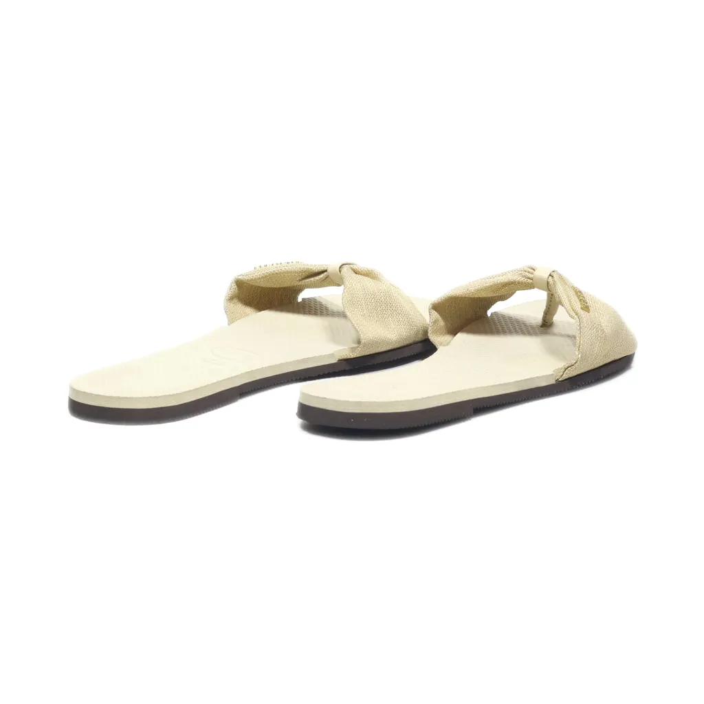 Havaianas Slippers Rubber Beige Colour For Women