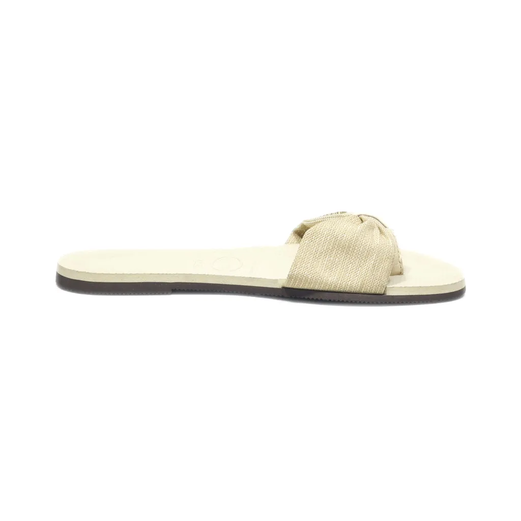 Havaianas Slippers Rubber Beige Colour For Women