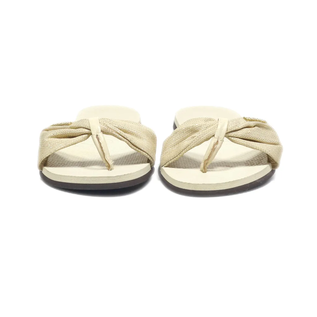 Havaianas Slippers Rubber Beige Colour For Women