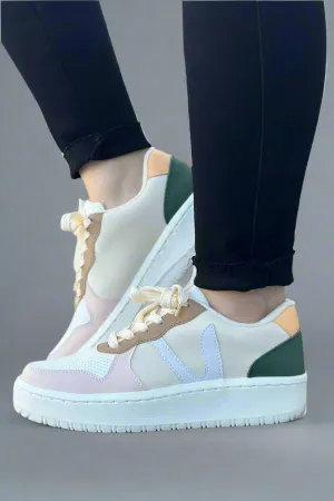 Ivy Platform Sneaker - Multi Green
