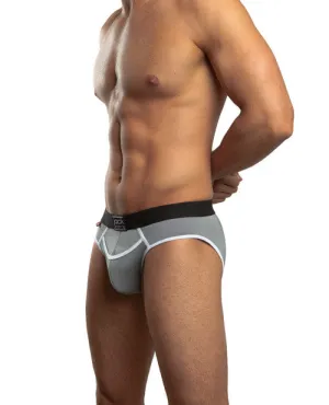 Jack Adams Flex Fit Jock Charcoal-white Lg