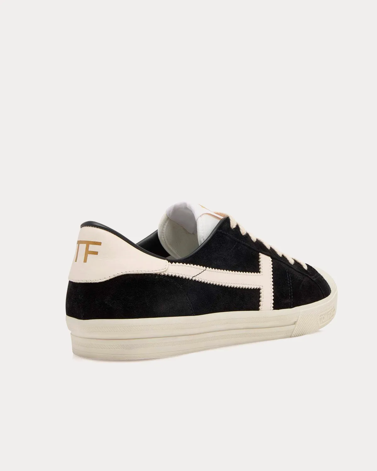 Jarvis Suede Black / Beige / Cream Low Top Sneakers