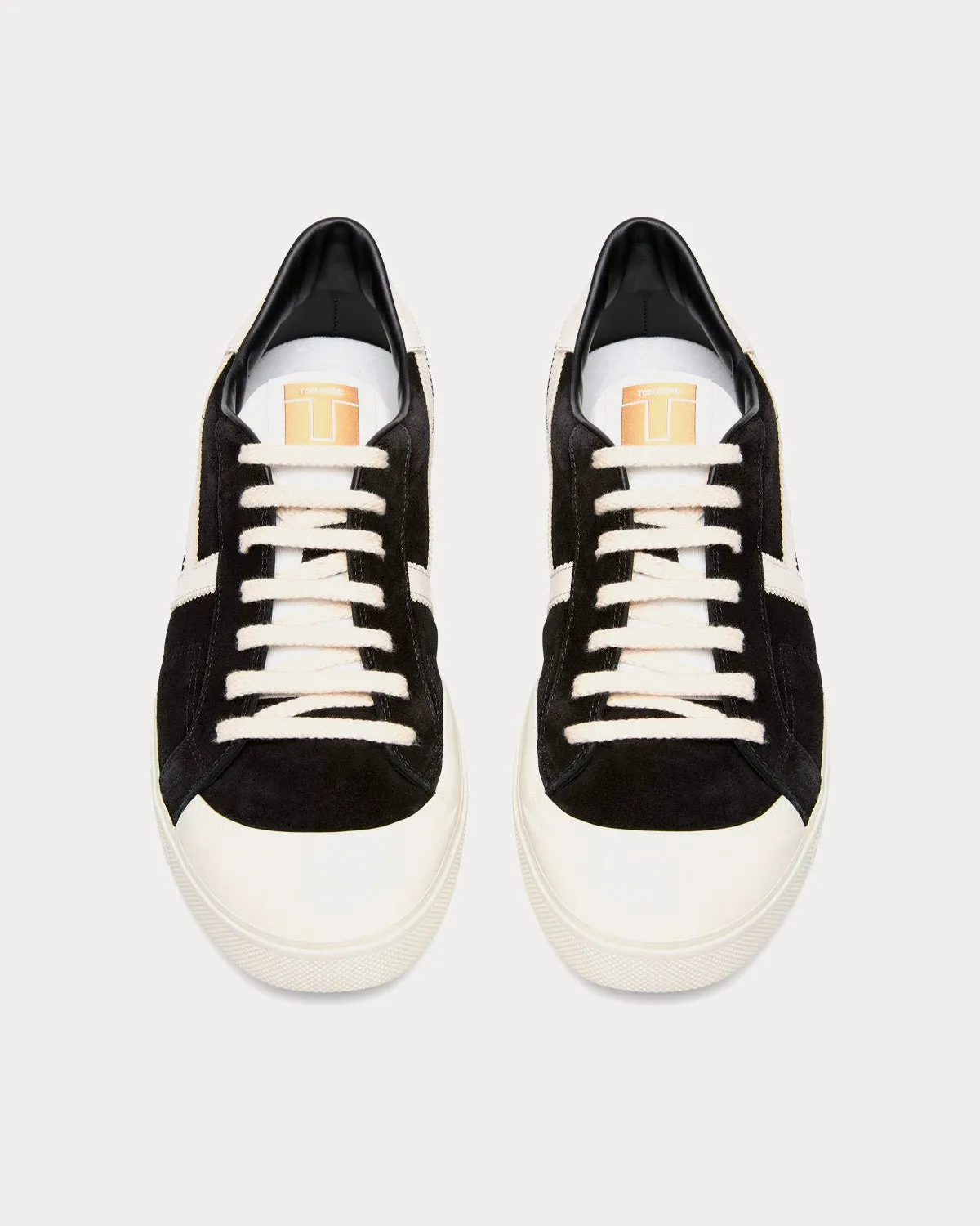 Jarvis Suede Black / Beige / Cream Low Top Sneakers