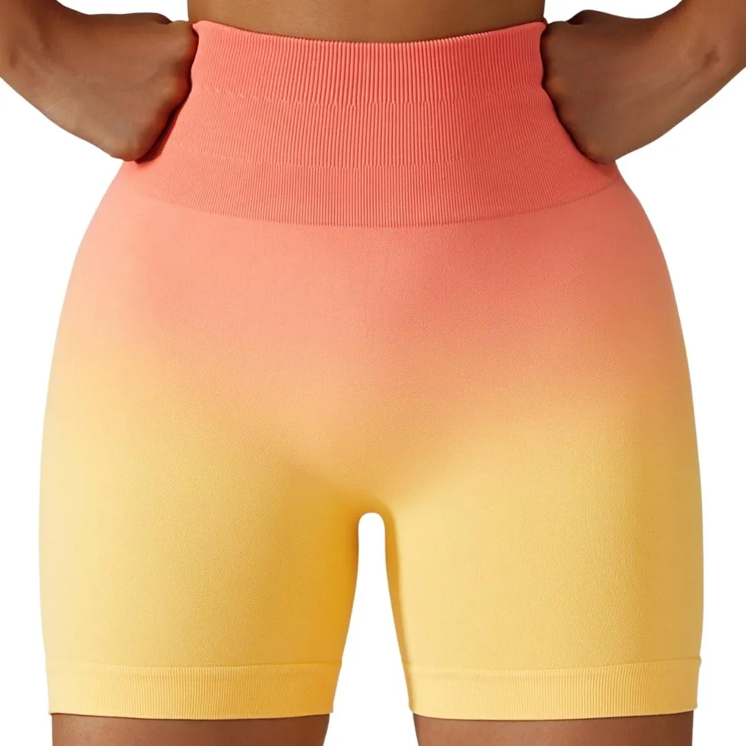 Jazmin Tie Dye Seamless Workout Shorts