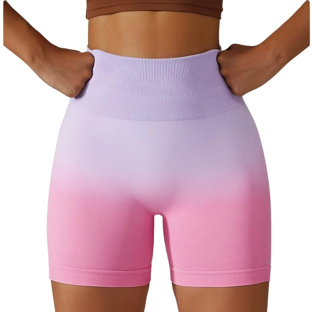 Jazmin Tie Dye Seamless Workout Shorts